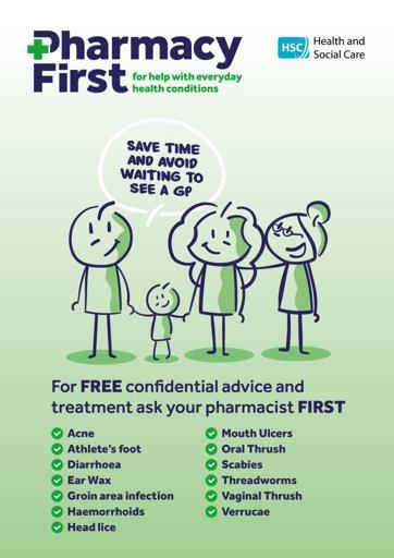 pharmacy first poster